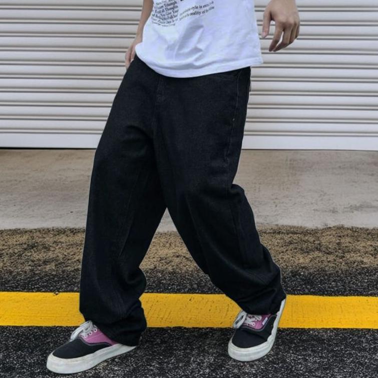 Calça Baggy Masculina Jeans Boca Larga Balão Pants Cân Sk8 Estilosa Moda Estilo Mandrake TOP 1 Y2K STREETEWEA