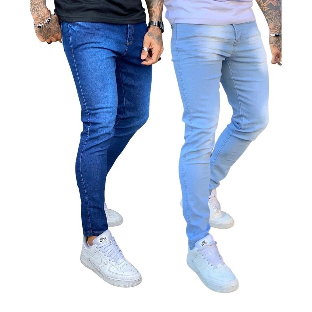 kit calças jeans masculina tradicional para trabalho direto da fabrica envio imediato promoção