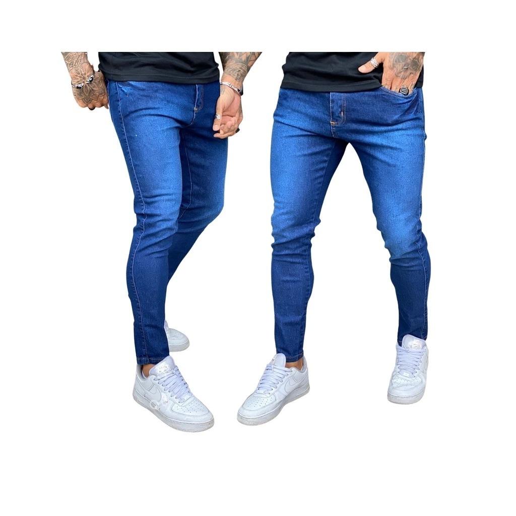 kit calças jeans masculina tradicional para trabalho direto da fabrica envio imediato promoção