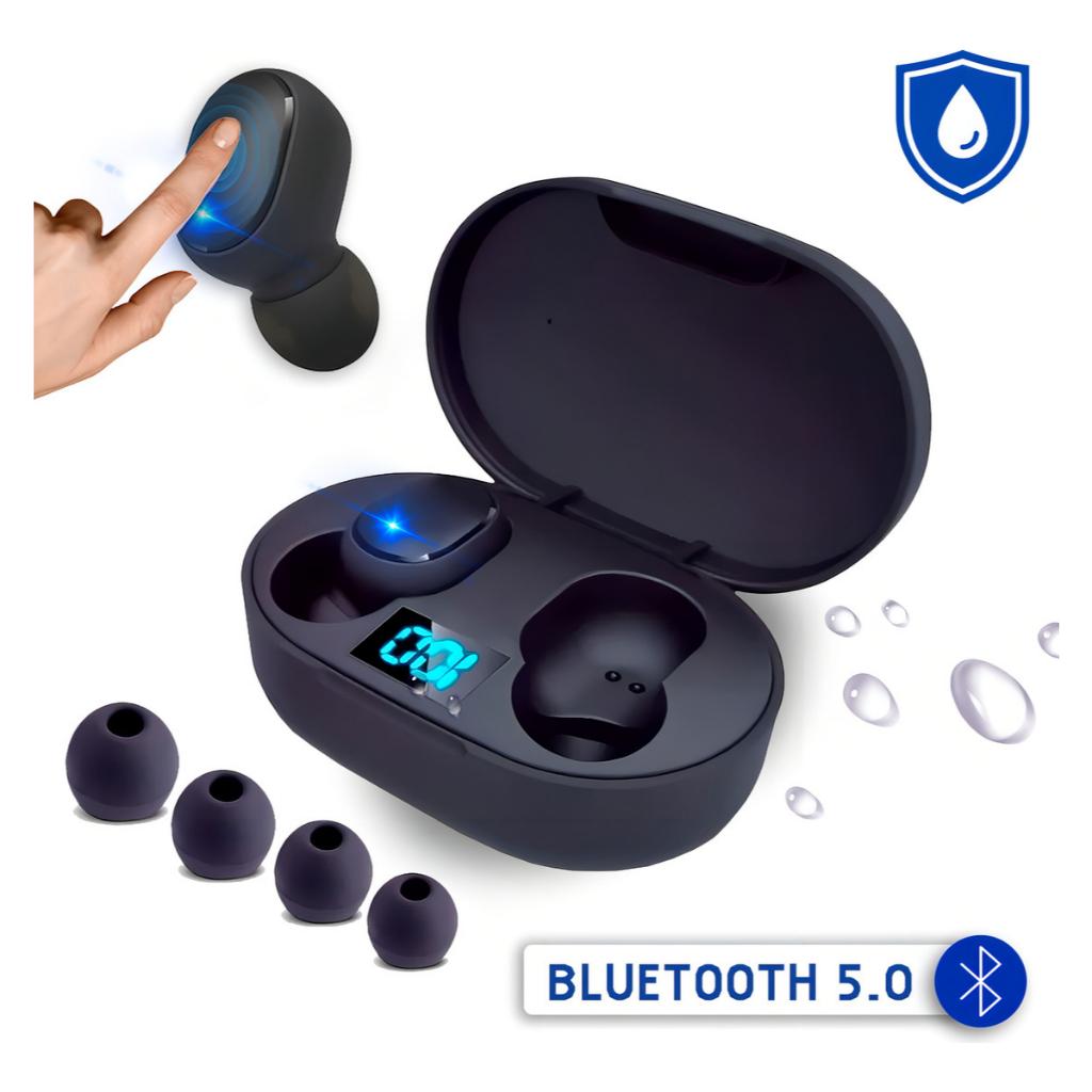Fone de ouvido Bluetooth Sem Fio Tws Pro Premium Estéreo Preto Academia Corrida