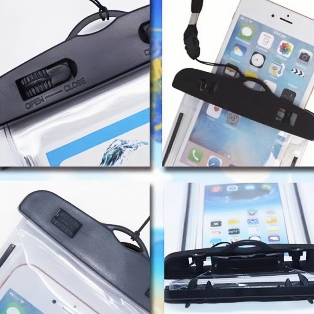 2/5/10 Pcs Capa Celular Bolsa Case A Prova D'água Transparente Cor Universal Praia Piscina Viajar Promoção