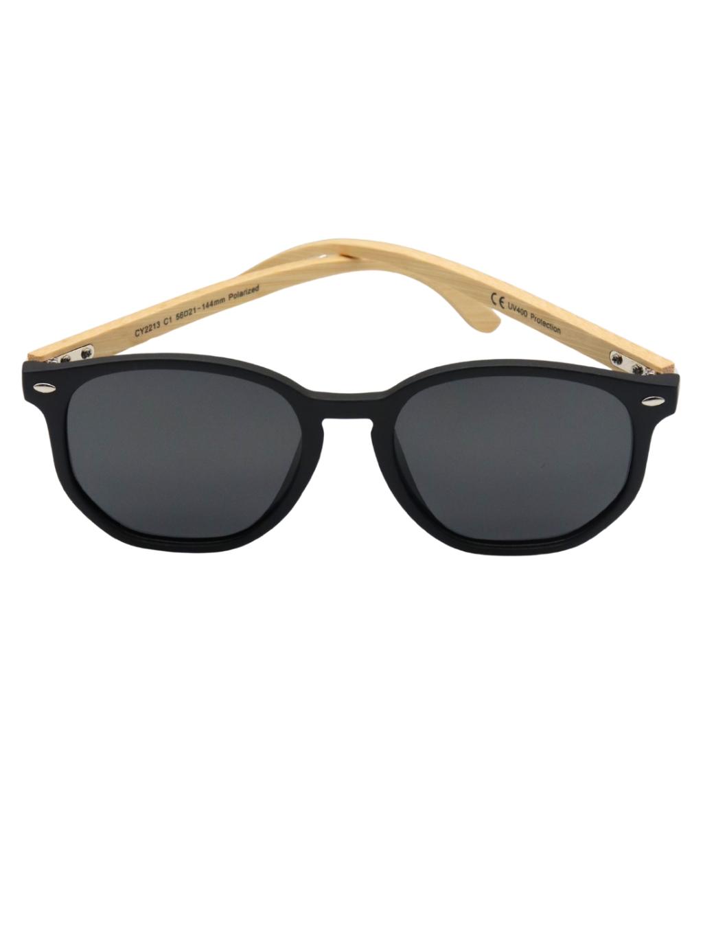 Óculos de Sol Tulum Polarizado Premium Bambu Original Classico Moda Praia Verão uv400 Unissex