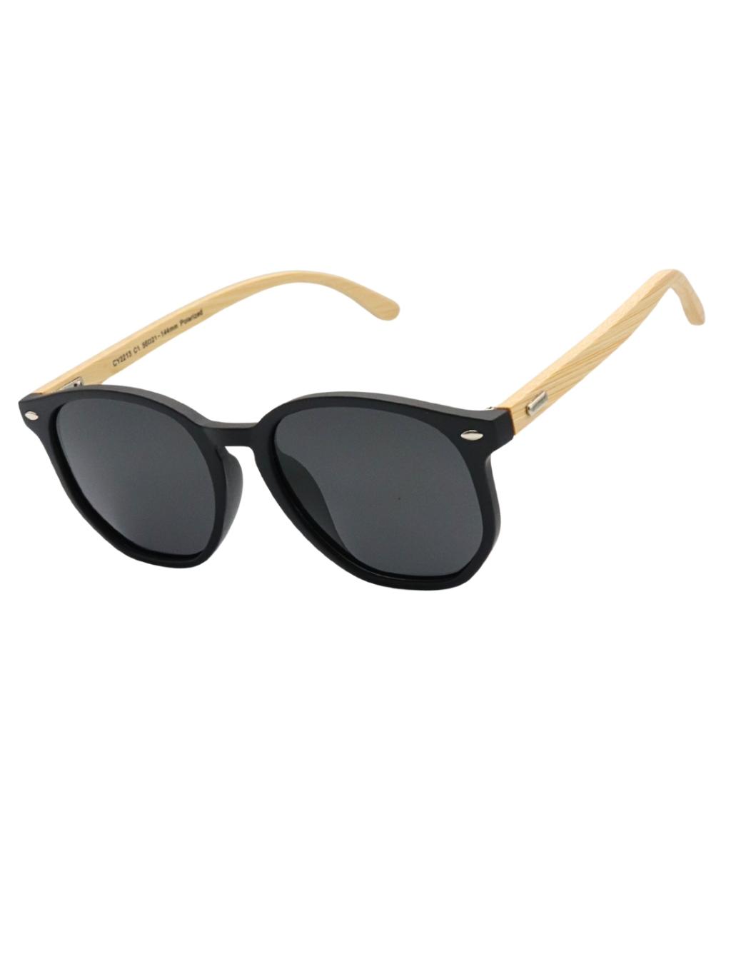 Óculos de Sol Tulum Polarizado Premium Bambu Original Classico Moda Praia Verão uv400 Unissex