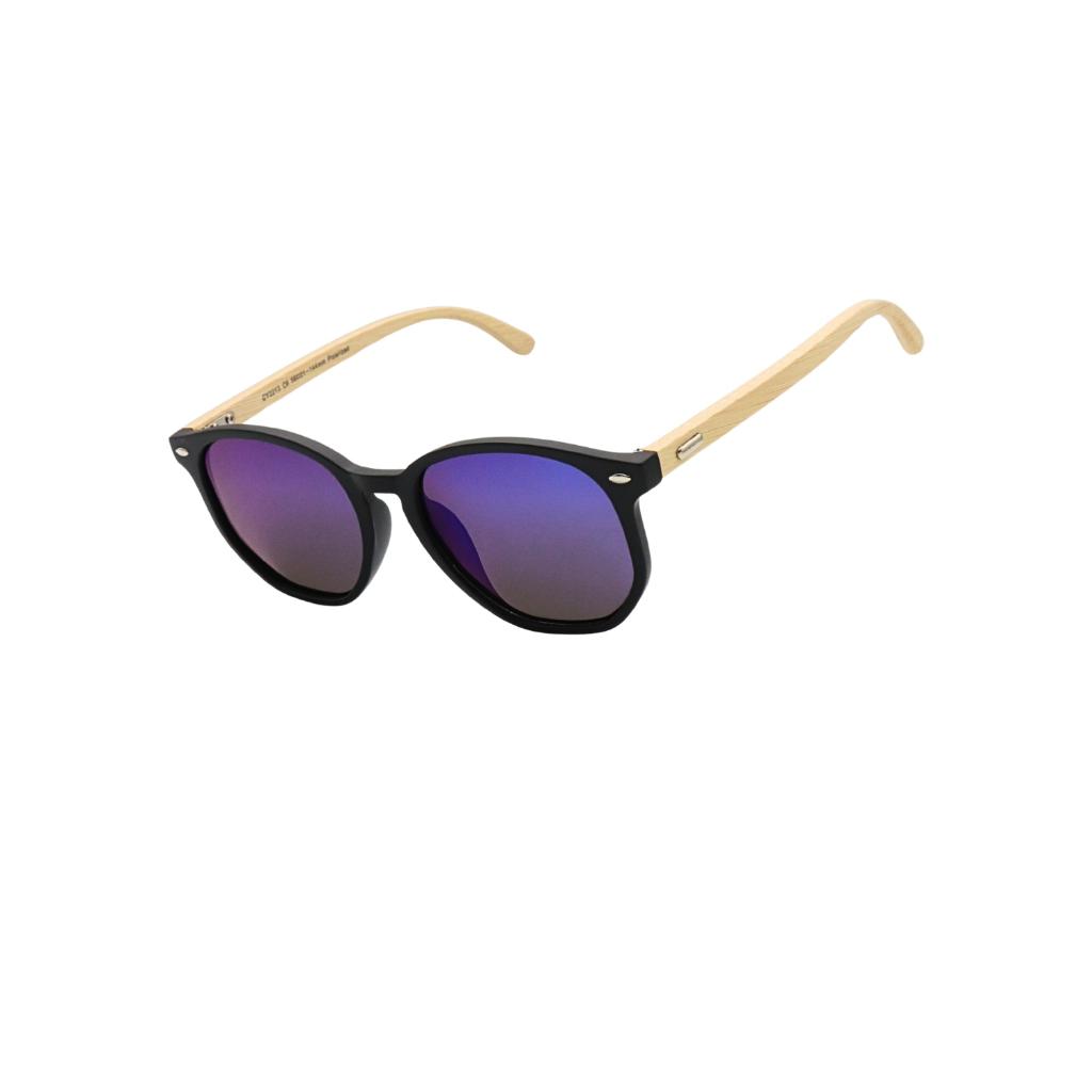 Óculos de Sol Tulum Polarizado Premium Bambu Original Classico Moda Praia Verão uv400 Unissex