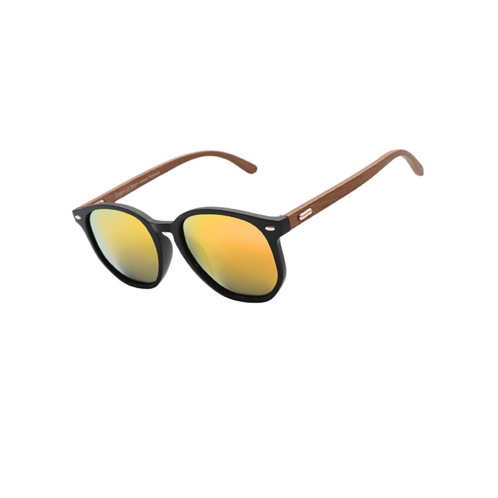 Óculos de Sol Tulum Polarizado Premium Bambu Original Classico Moda Praia Verão uv400 Unissex
