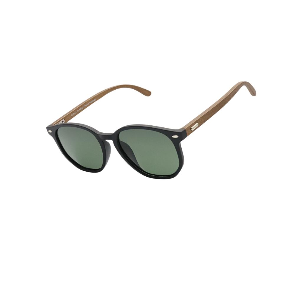 Óculos de Sol Tulum Polarizado Premium Bambu Original Classico Moda Praia Verão uv400 Unissex