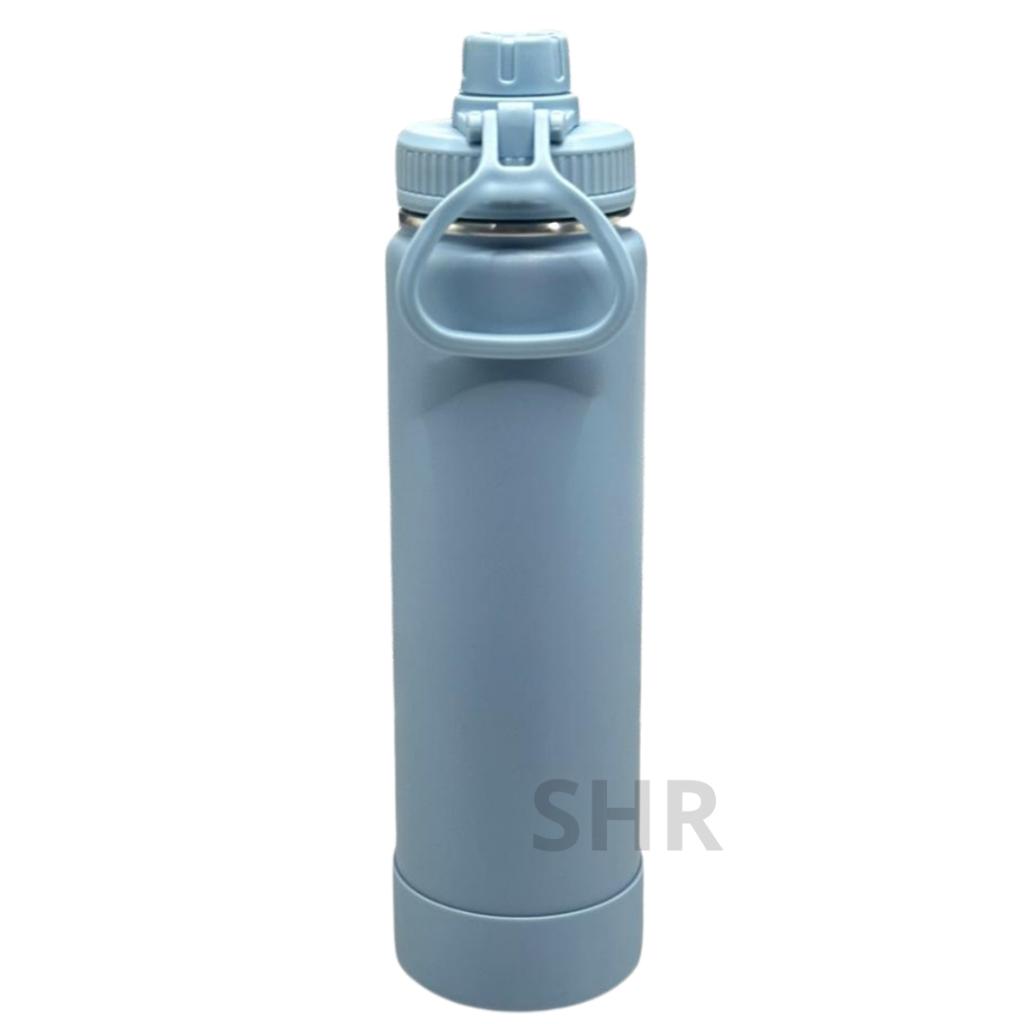 Garrafa Térmica 800ml Com Base De Silicone Removível Aço Inoxidável Quente/Frio