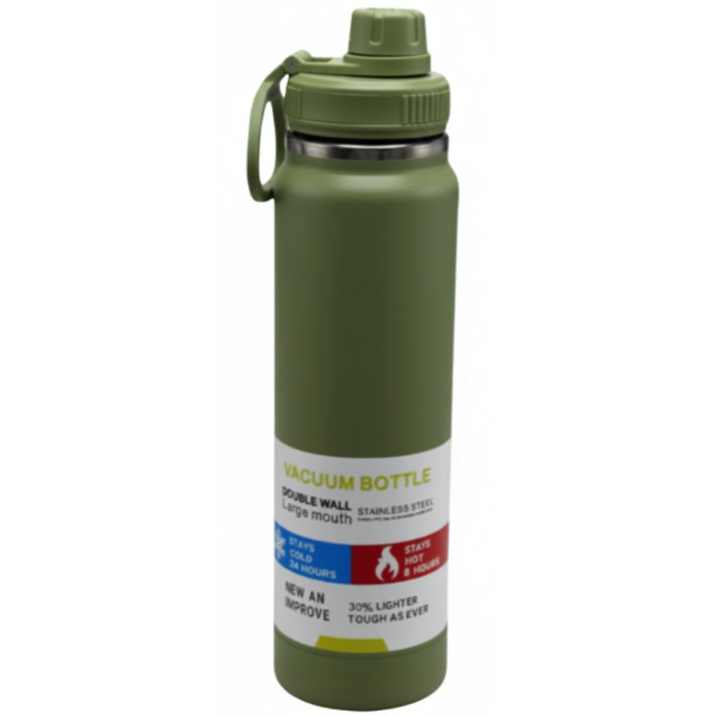 Garrafa Inox Térmica Com Capinha Protetora De Silicone Antiderrapante