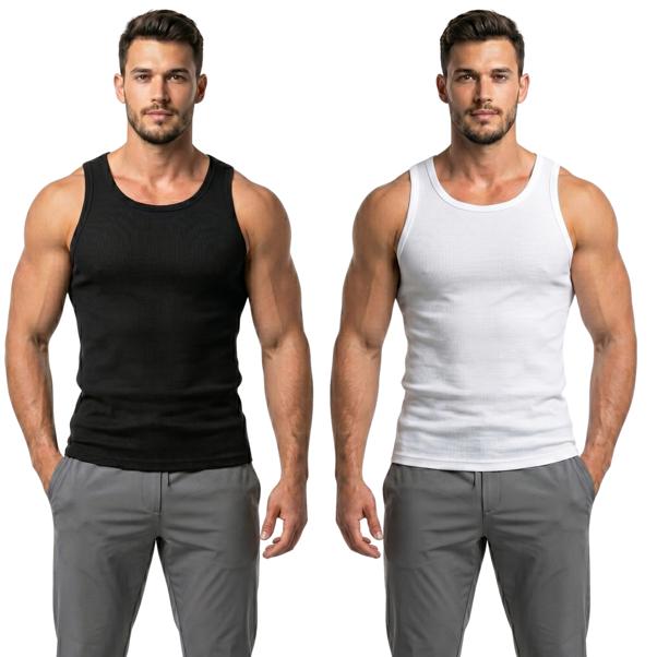 Regata Canelada Americana Masculina Slim Fit Premium Academia Casual
