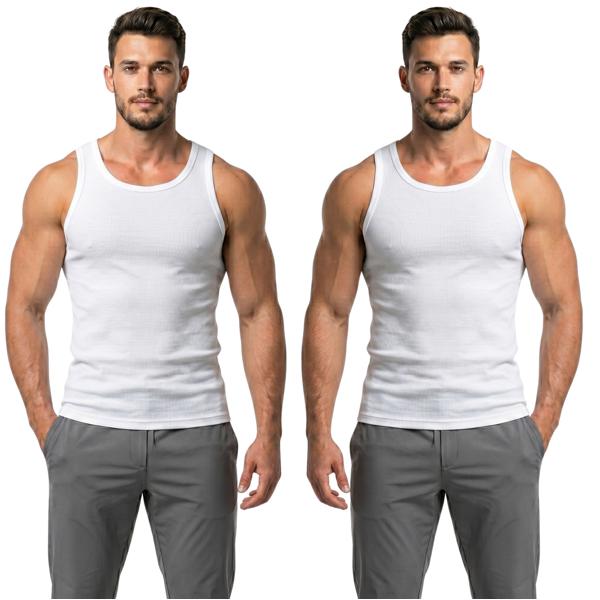 Regata Canelada Americana Masculina Slim Fit Premium Academia Casual