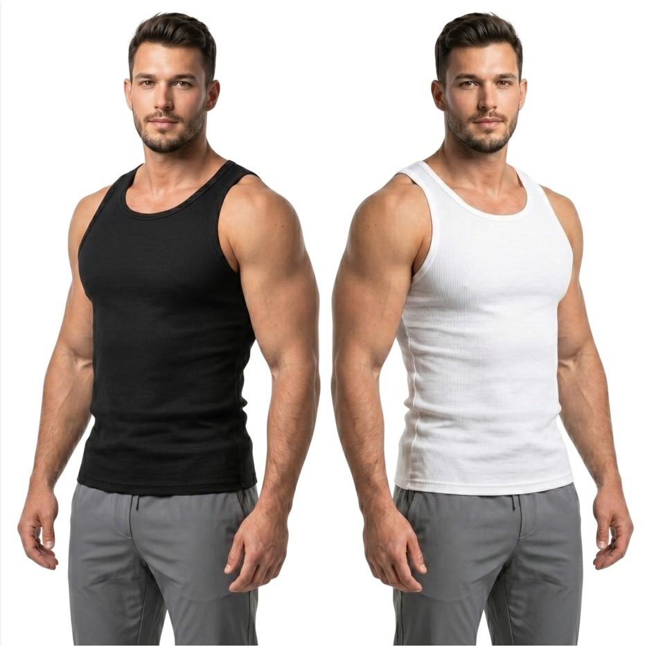 Regata Canelada Americana Masculina Slim Fit Premium Academia Casual