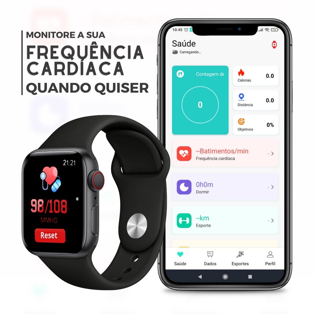 Relógio Inteligente Smartwatch Serie 10 Tela 45mm Com Película Feminino Masculino - Fere Fit