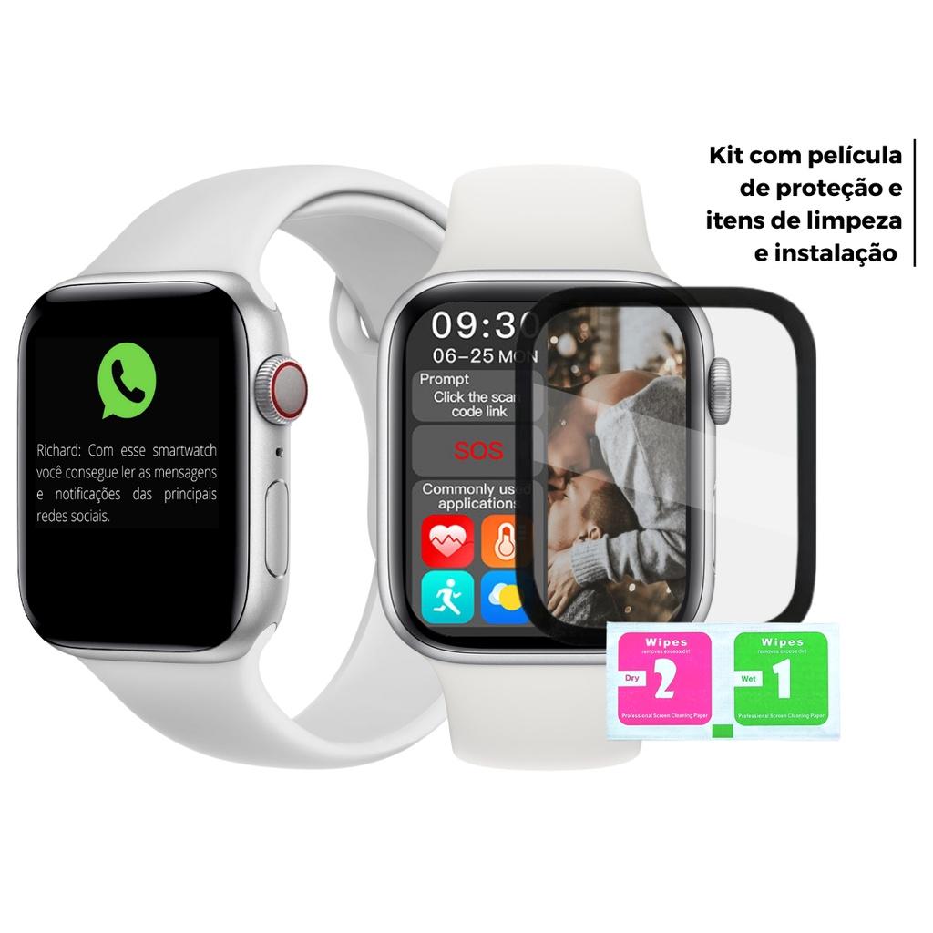 Relógio Inteligente Smartwatch Serie 10 Tela 45mm Com Película Feminino Masculino - Fere Fit