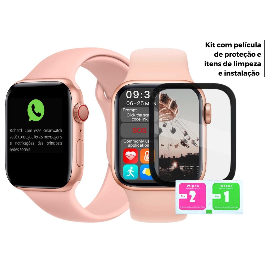 Relógio Inteligente Smartwatch Serie 10 Tela 45mm Com Película Feminino Masculino - Fere Fit