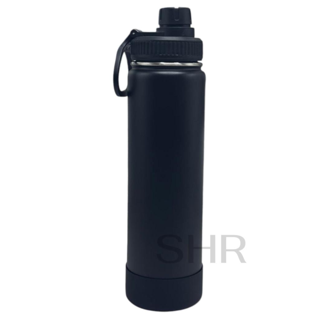 Garrafa Térmica 800ml Com Base De Silicone Removível Aço Inoxidável Quente/Frio