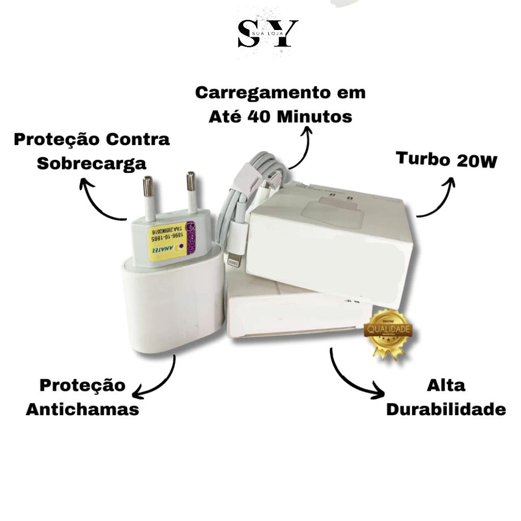 {ORIGINAL} KIT Carregador Cabo E Fonte Tipo C XR,11,12,13,14 LACRADO