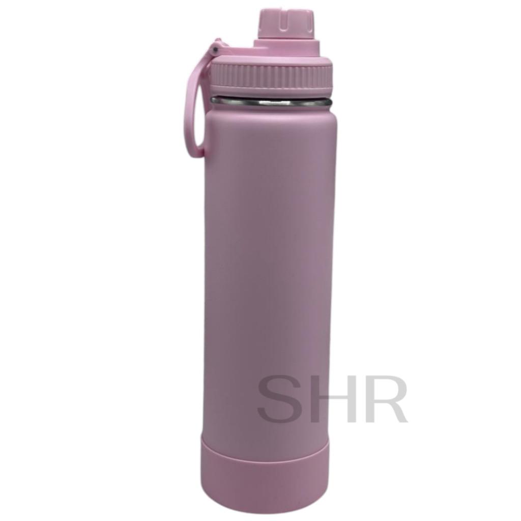 Garrafa Térmica 800ml Com Base De Silicone Removível Aço Inoxidável Quente/Frio
