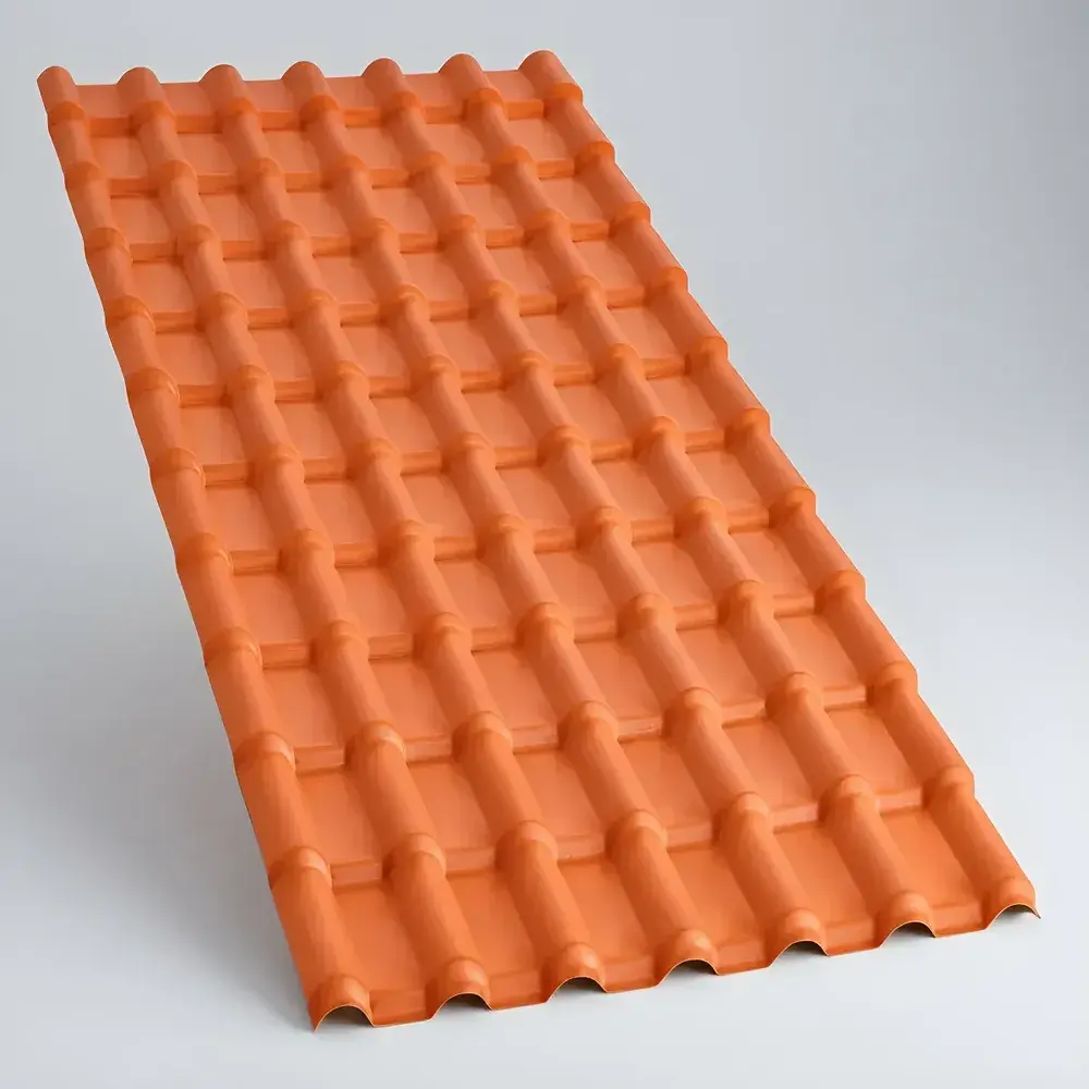 Telha PVC Plan Cerâmica 2,40x1,10m Laranja