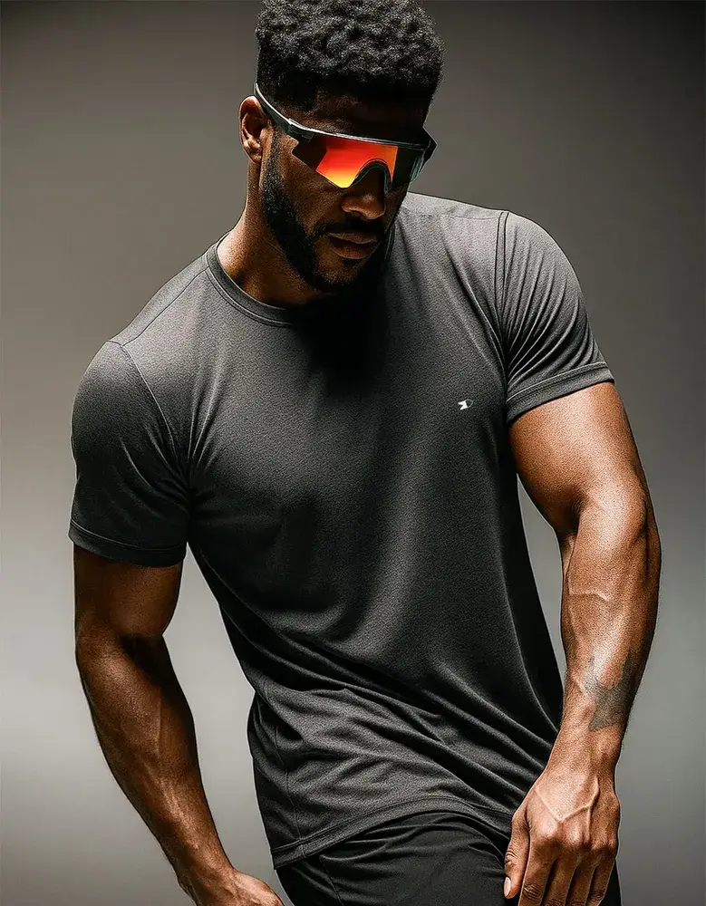 Kit 4 Camiseta Dry-fit Sandrini Masculina Academia Caminhada