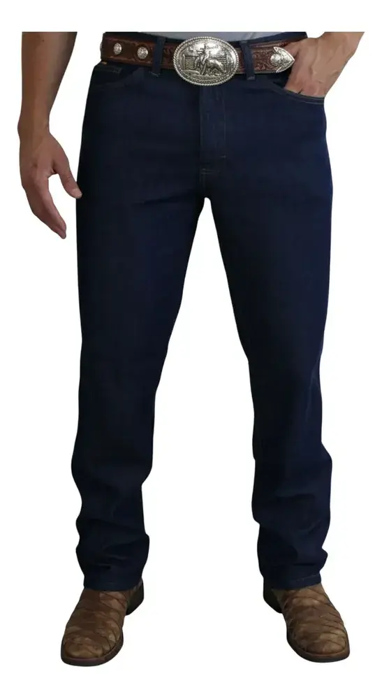 Kit 4 Calças Jeans Masculina Tradicional Corte Reto Básica