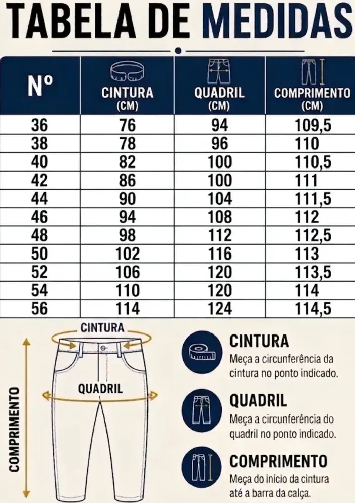 Kit 4 Calças Jeans Masculina Tradicional Corte Reto Básica