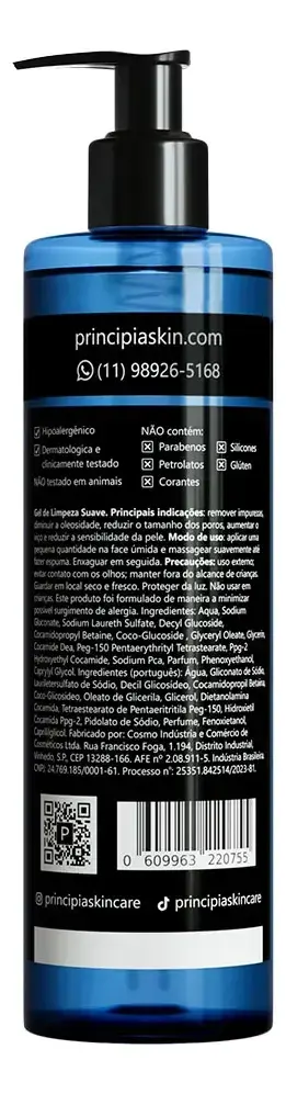 Kit Principia para Rotina de Skincare Pele Sensível com Protetor Solar FPS60