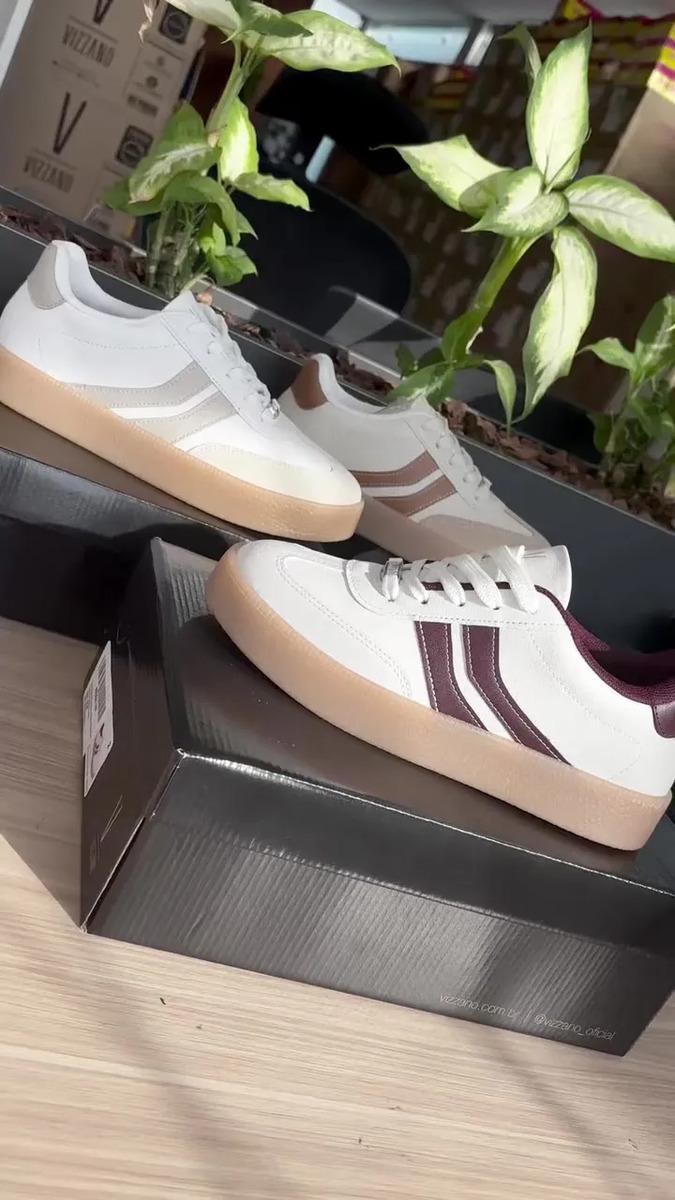 Tênis Feminino Casual Vizzano Samba Flatform Conforto Leve