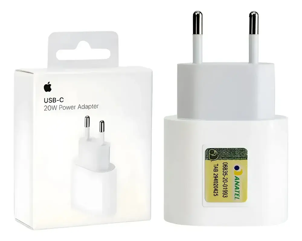 Carregador Fonte Apple iPad iPhone Turbo Usb-c 20w