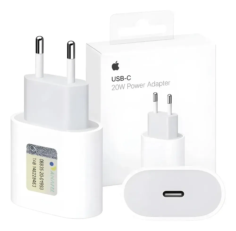 Carregador Fonte Apple iPad iPhone Turbo Usb-c 20w
