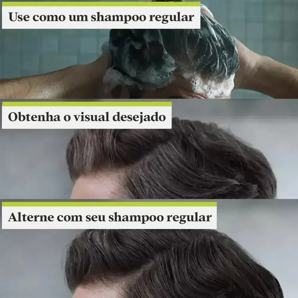 Shampoo Redutor de Grisalhos Grecin Control GX Para Todas os Tons Cabelo 118ml