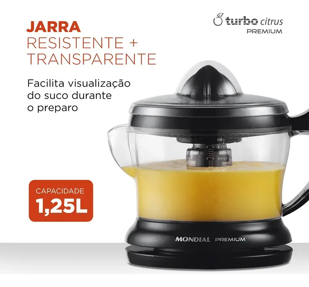 Espremedor Premium Mondial 30W E-02