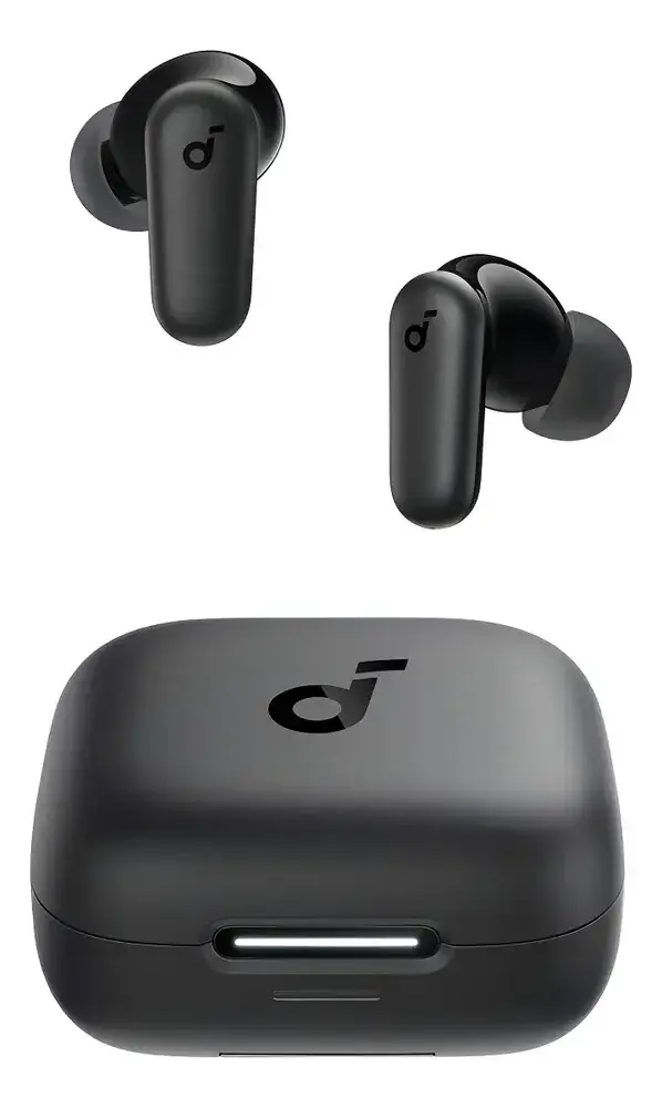 Fone de Ouvido Bluetooth 5.4 Soundcore P30i da Anker, Cancelamento de Ruído, IP54, TWS, Preto