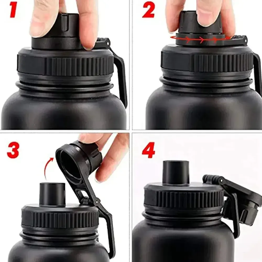Garrafa Térmica 800ml Frio Com Isolamento Garrafinha Treinos