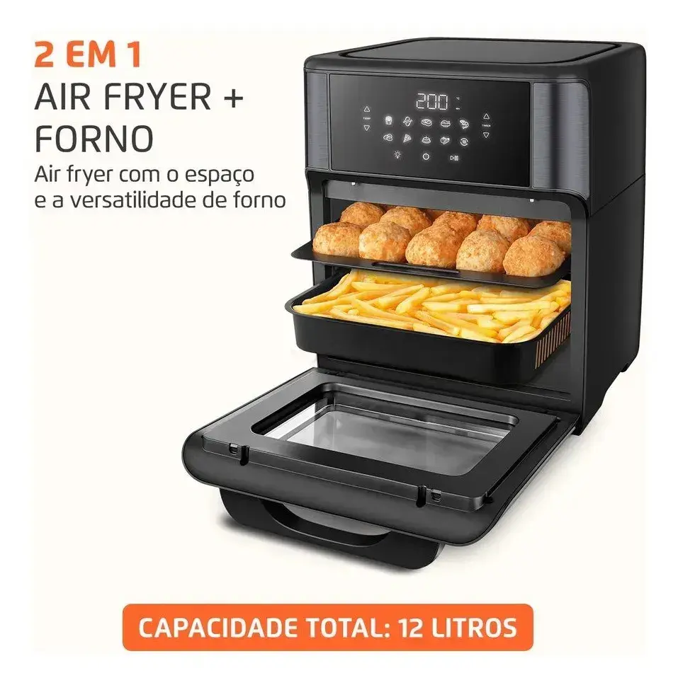 Fritadeira Elétrica AFON-12L-BG Forno Oven 12 Litros Mondial