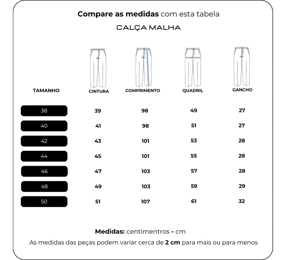 Calça Social Alfaiataria Masculina Malha Elastano Stretch