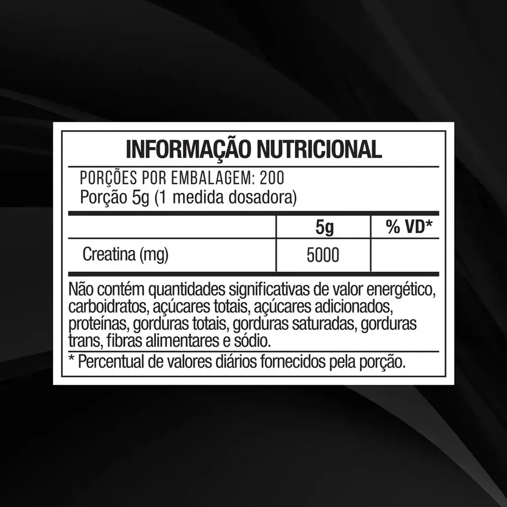 Creatina 1kg Suplemento Monohidratada em pó 100% Pura - Soldiers Nutrition