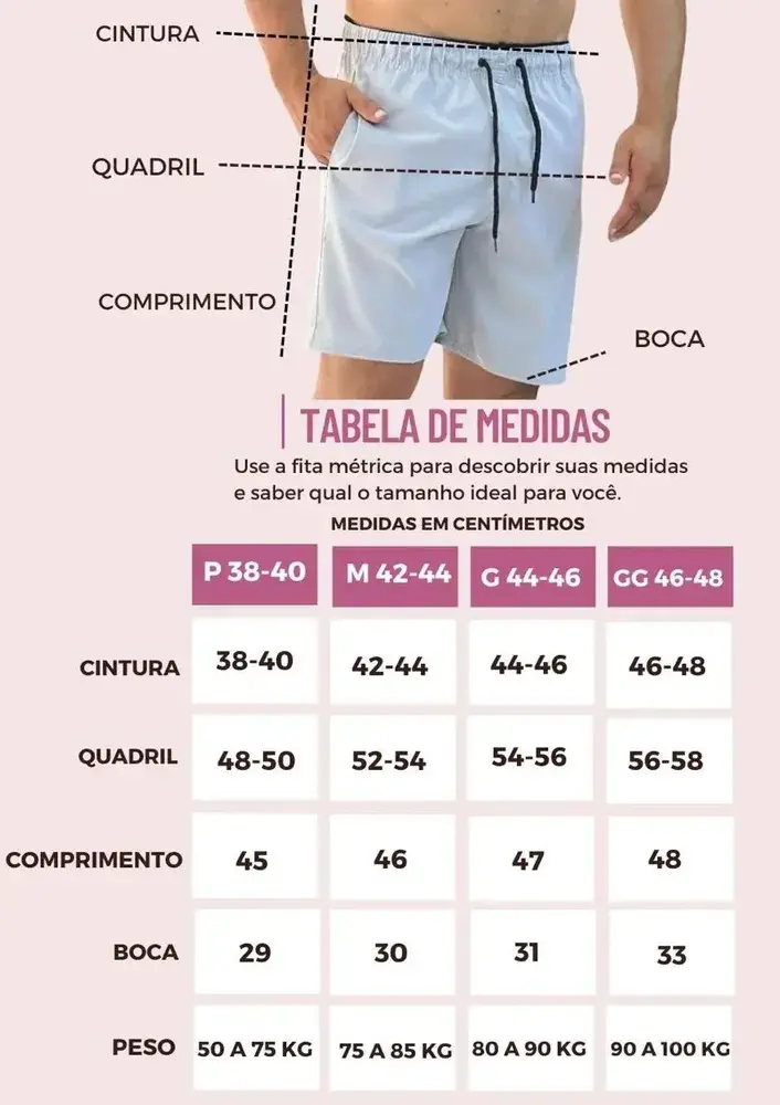 Kit 4 Bermuda Masculino Short Elastano Academia Bolso Casual