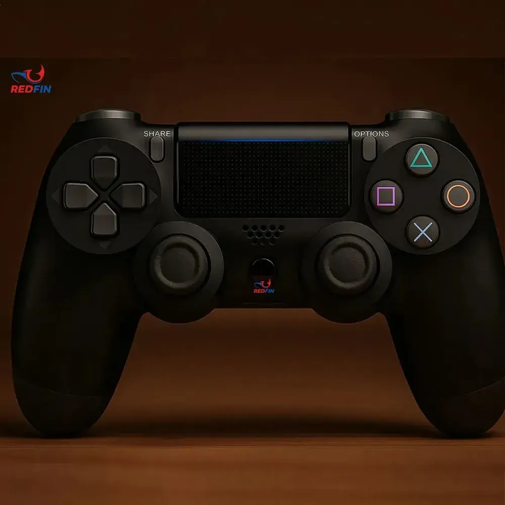 Controle Sem Fio Joystick Bluetooth para PS4 TV Smart PC Redfin