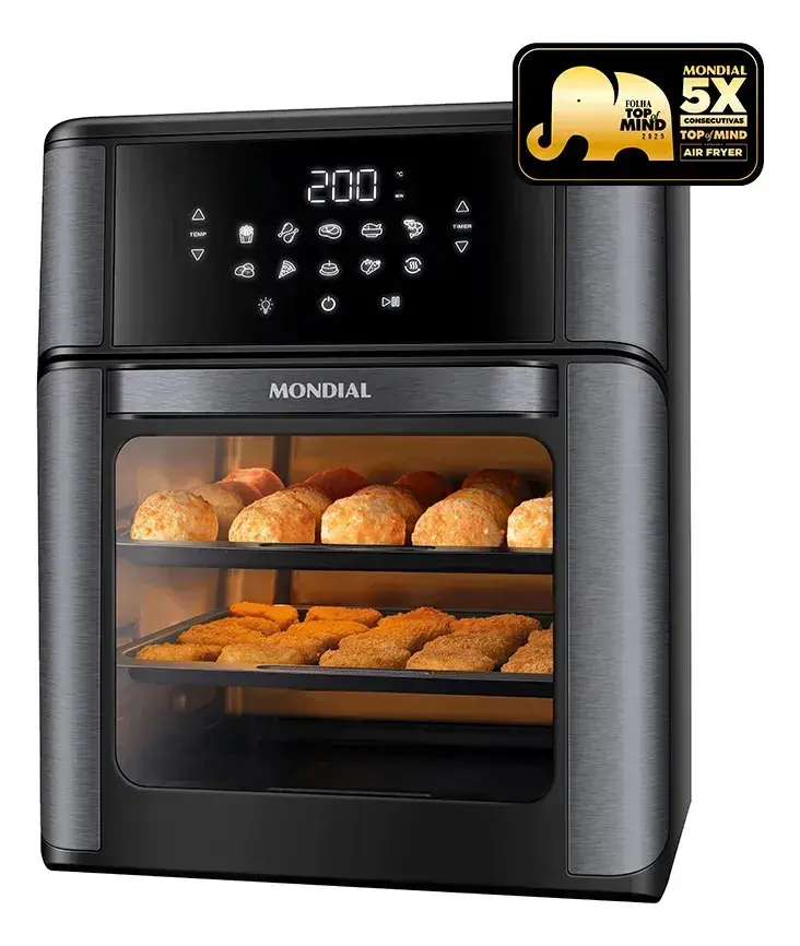 Fritadeira Elétrica AFON-12L-BG Forno Oven 12 Litros Mondial