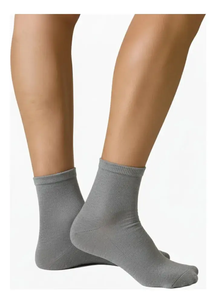 Kit 24 Pares Meias Masculina Cano Alto Algodão Longo Médio