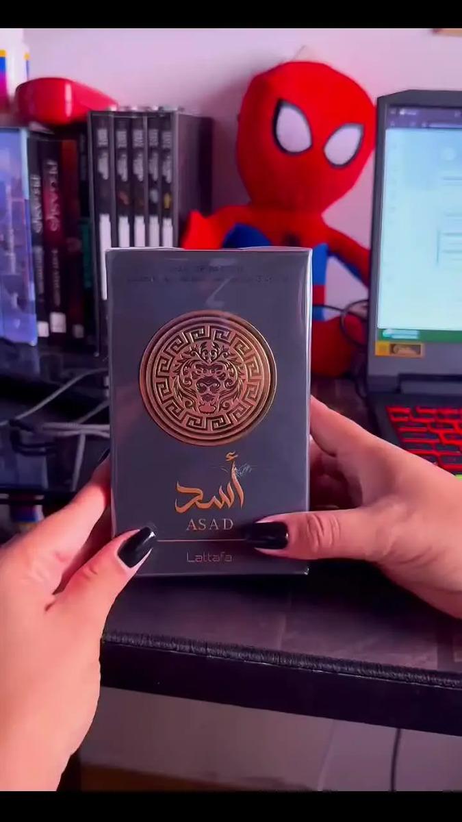 Perfume Lattafa Asad 100ml Eau De Parfum Original Árabe Com Nota Fiscal E Selo Original