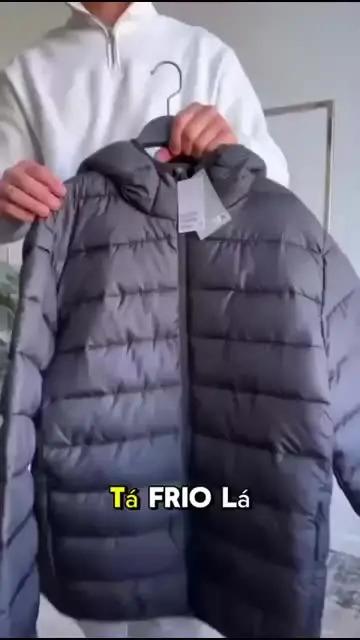 Jaqueta Puffer De Frio Blusa Impermeável Inverno Intenso