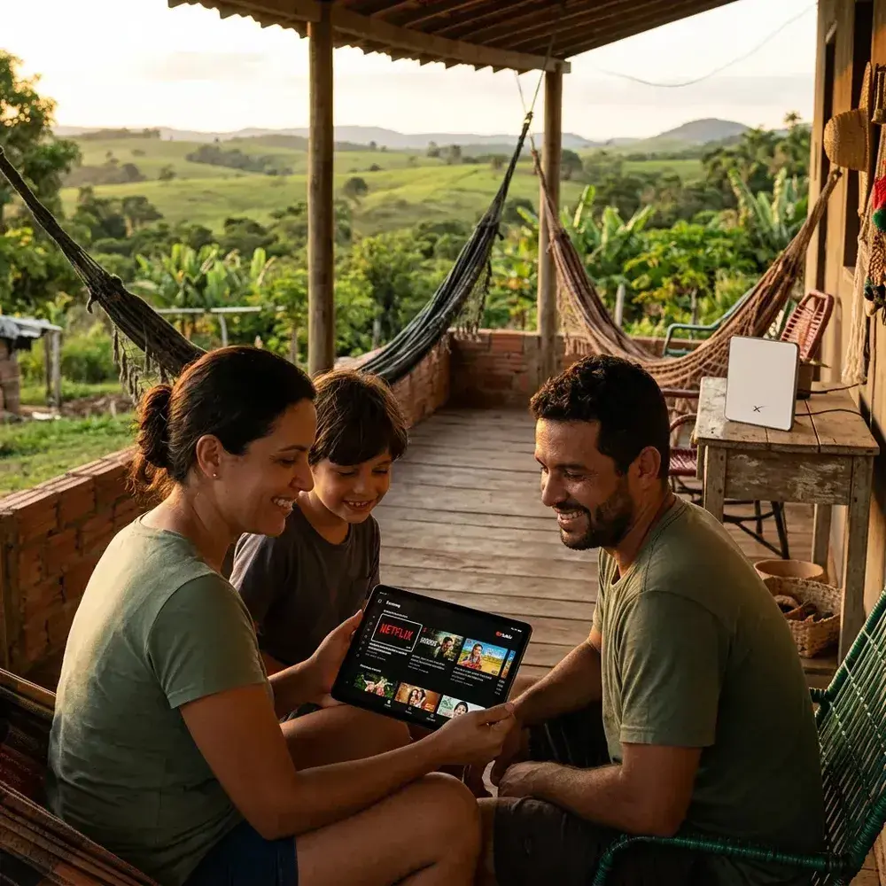 Kit Starlink MINI Internet Via Satélite