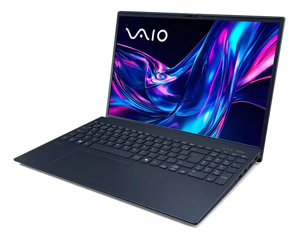Notebook Vaio Fe16 Amd Ryzen 7 5825u Linux 8gb RAM 512gb Ssd Wi-Fi 6 Tela 16 Ips Wuxga Antirreflexo Cinza Grafite