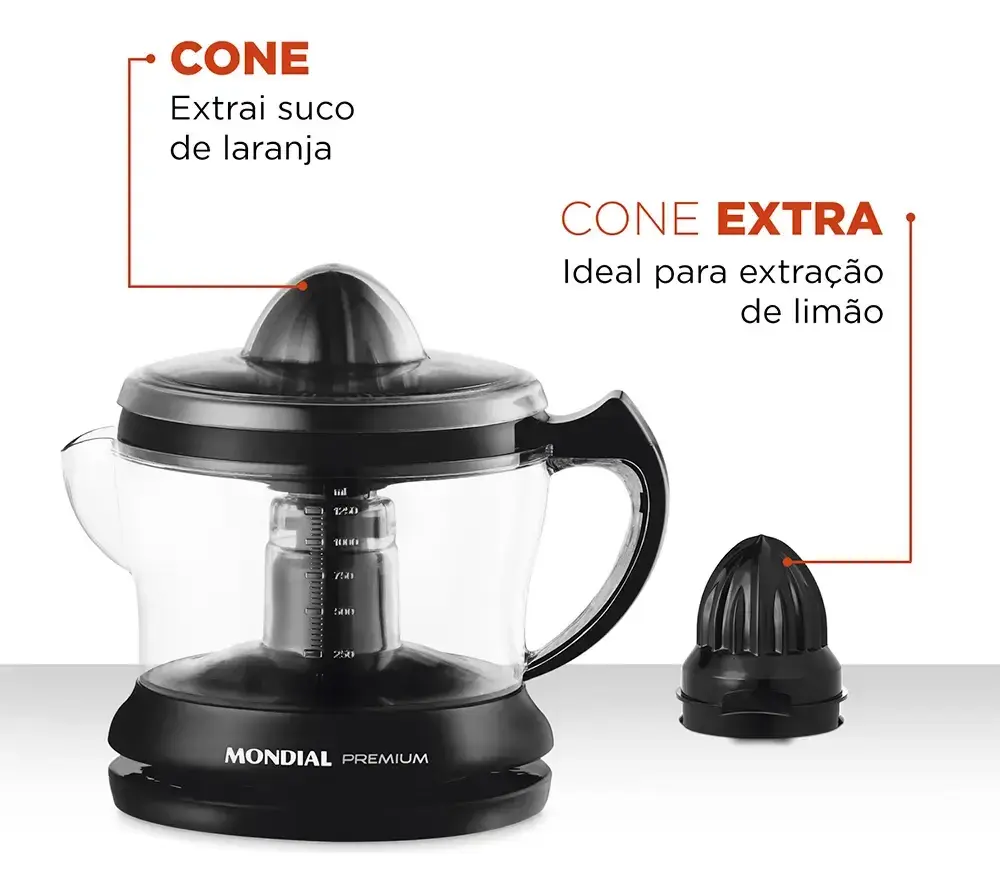 Espremedor Premium Mondial 30W E-02