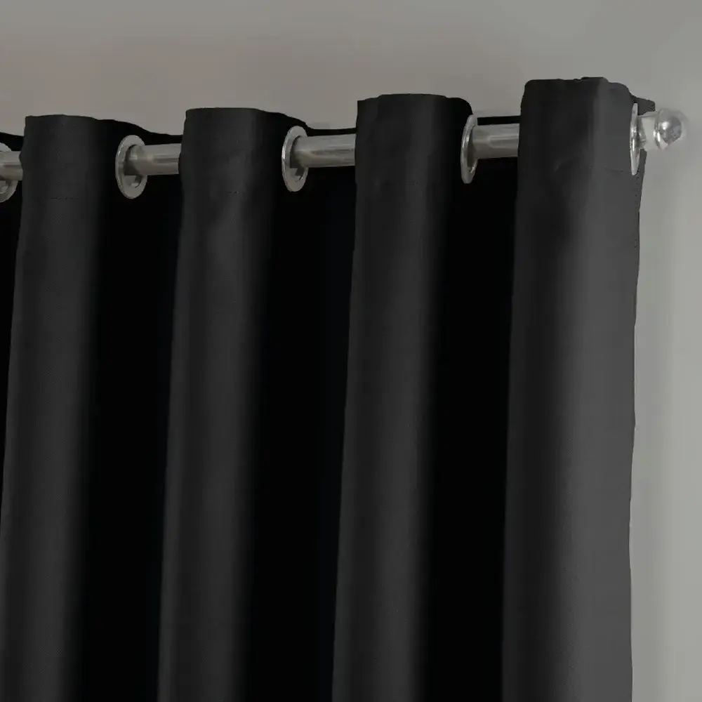 Cortina Blackout em Tecido 3,00x2,80 Corta Luz Preta