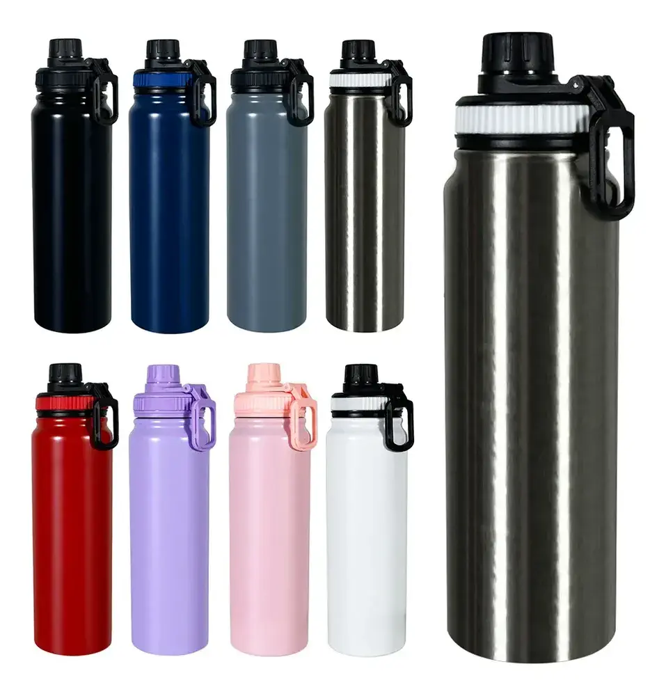 Garrafa Térmica 800ml Frio Com Isolamento Garrafinha Treinos
