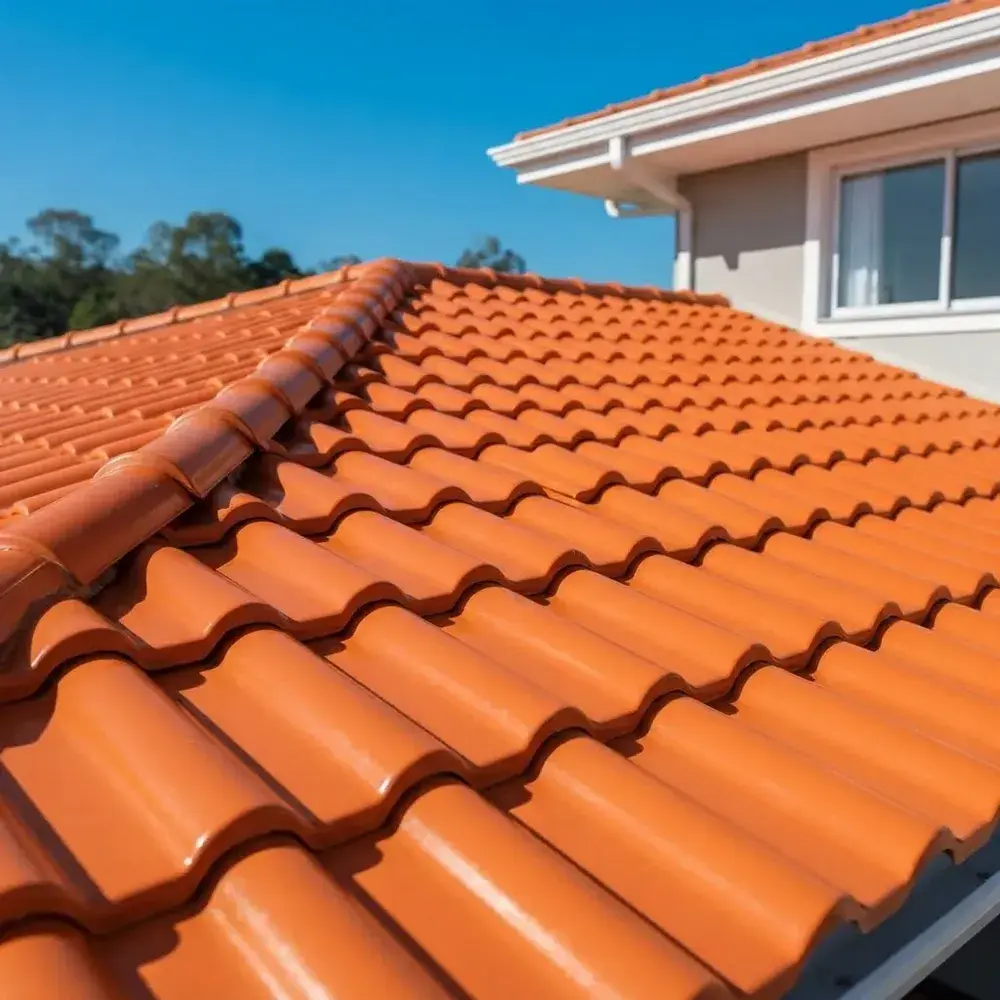 Telha PVC Plan Cerâmica 2,40x1,10m Laranja
