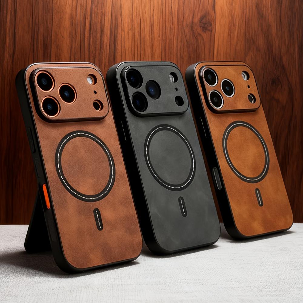 Capa de Celular: Nova Capa de Luxo Magnética à Prova de Choque Compatível com iPhone 17 16 15 14 13 12 11 Pro Max Plus Air 17Pro 17ProMax com Proteção de Lente e Carregamento Sem Fio