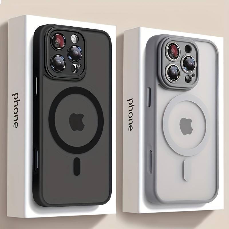 Capa de Celular: Capa Mágica de Luxo Fosca Translúcida à Prova de Choque, Compatível com iPhone 18/17/16/15/14/13/12/11 Pro Max/17 Air, Inclui Capa para Carregamento Sem Fio para 16e